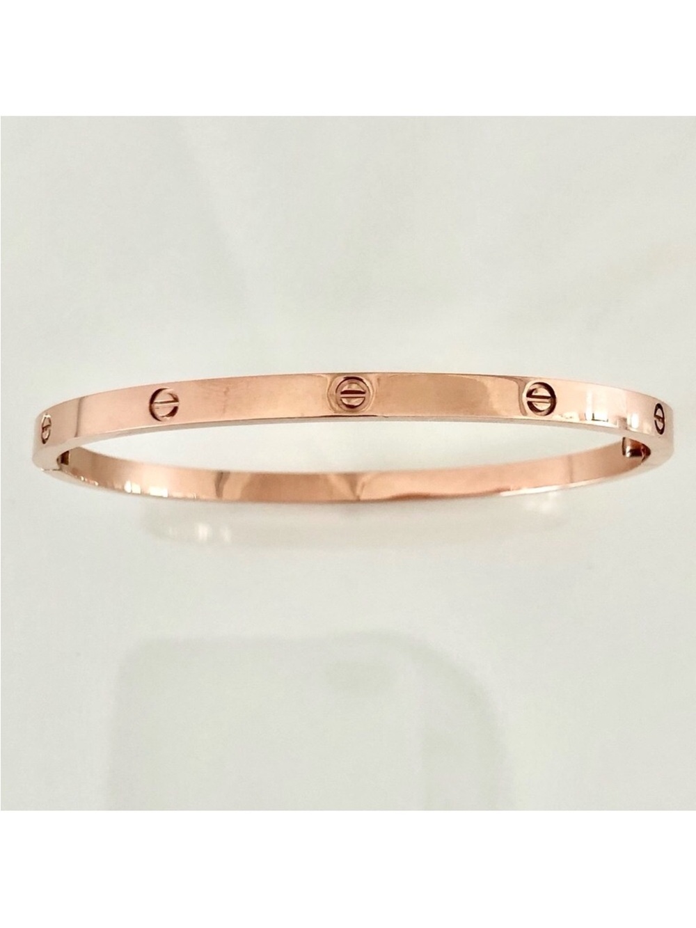 Generic Thin Rose Gold Screw Cuff Bangle Bracelet with Screwdriver - Picture 9 of 9